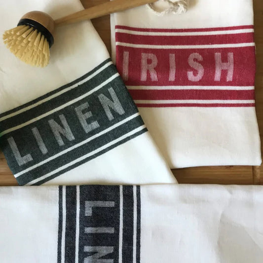 Traditional Irish Linen Tea Towel